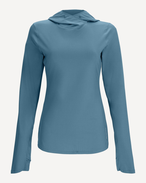 ТермоХуди Simms Women's Bugstopper SolarFlex Hoody (Женский; L; Neptune)